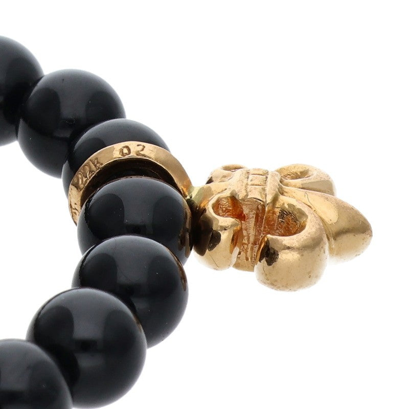 Chrome Hearts 22K BS Fleur 6mm Bead Bracelet Size ONE SIZE