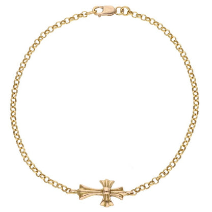 Chrome Hearts 22K Baby Fat Chain Gold Bracelet Size ONE SIZE