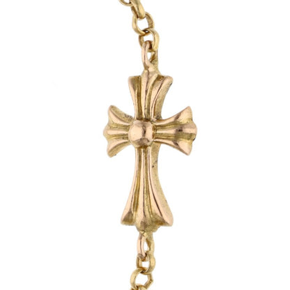 Chrome Hearts 22K Baby Fat Chain Gold Bracelet Size ONE SIZE