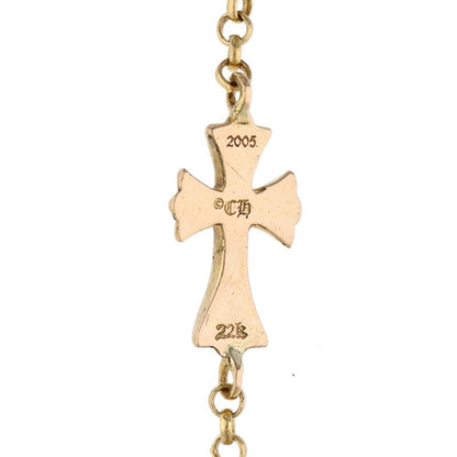 Chrome Hearts 22K Baby Fat Chain Gold Bracelet Size ONE SIZE