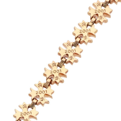 Chrome Hearts 22K Tiny Plus Pave Gold Bracelet Size 15LINK