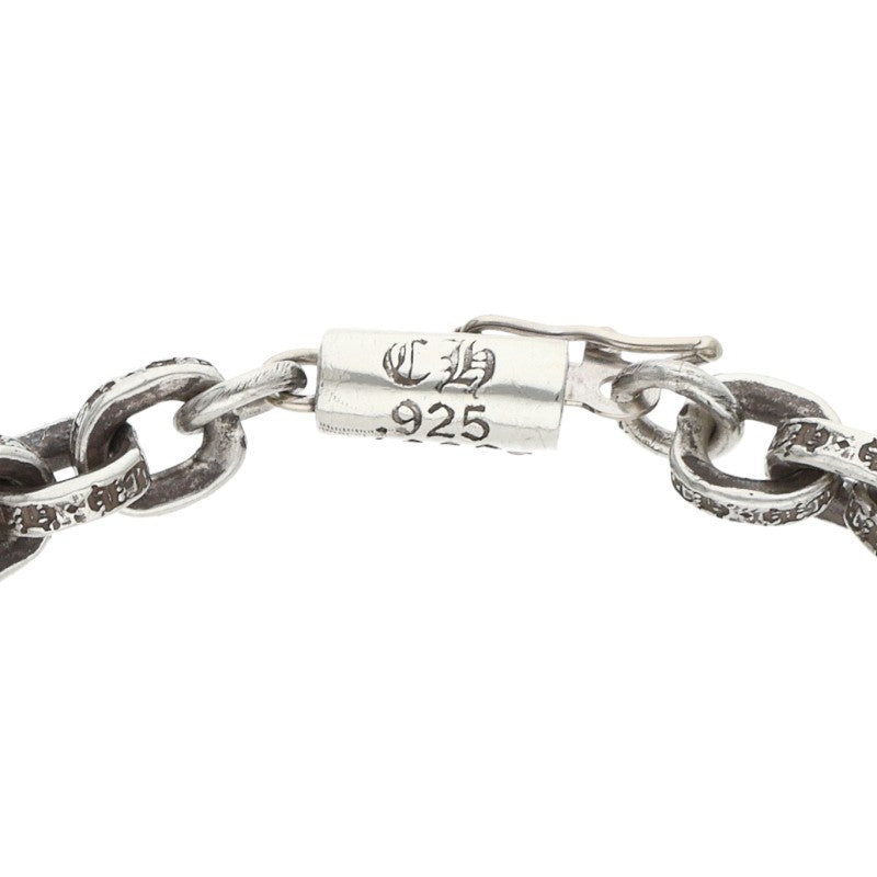 Chrome Hearts PAPER CHAIN Silver Bracelet Size 8INCH