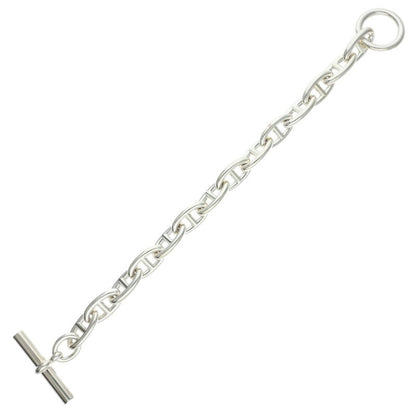 HERMES Chaine d'Ancre GM Silver Bracelet Size 14LINK