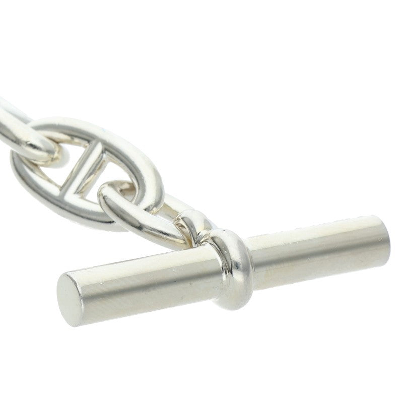 HERMES Chaine d'Ancre GM Silver Bracelet Size 14LINK