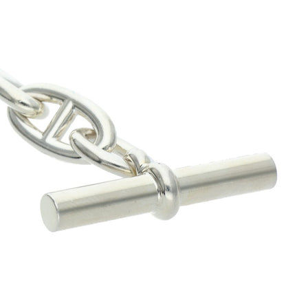 HERMES Chaine d'Ancre GM Silver Bracelet Size 14LINK