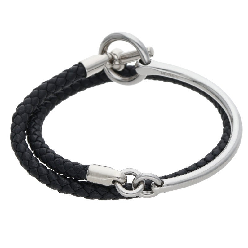 HERMES Grenan H-Link Silver Hardware Leather Size ONE SIZE