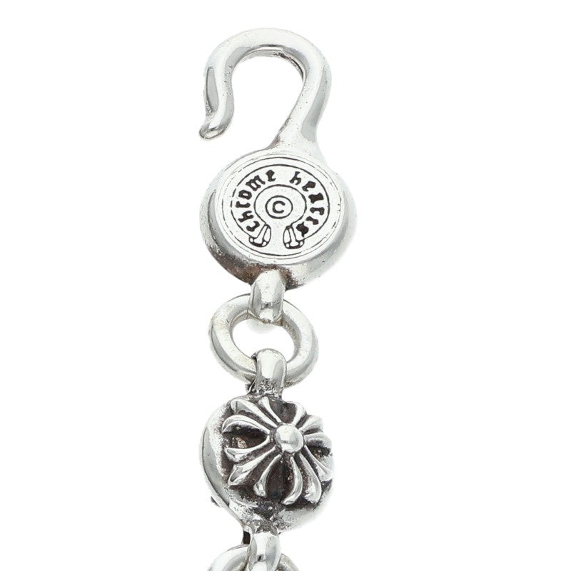 Chrome Hearts NO2 Cross Ball Silver Bracelet Size ONE SIZE