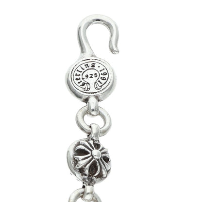 Chrome Hearts NO2 Cross Ball Silver Bracelet Size ONE SIZE