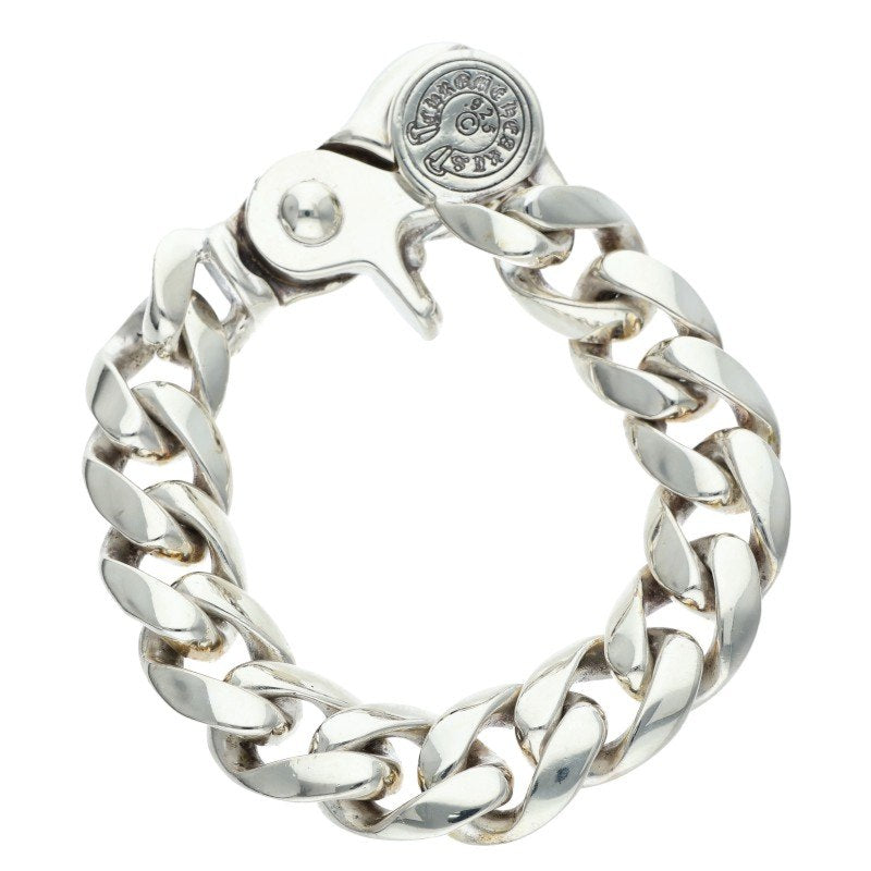 Chrome Hearts CLSC CHN LNK Silver Bracelet Size 13LINK