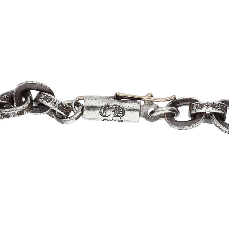 Chrome Hearts PAPER CHAIN Silver Bracelet Size 7INCH