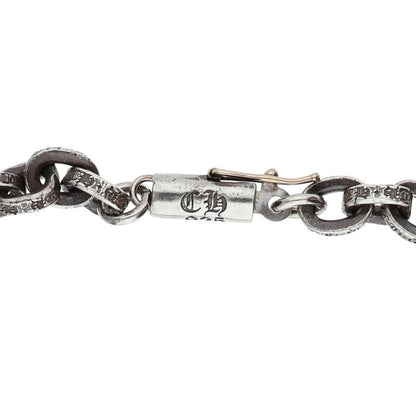 Chrome Hearts PAPER CHAIN Silver Bracelet Size 7INCH