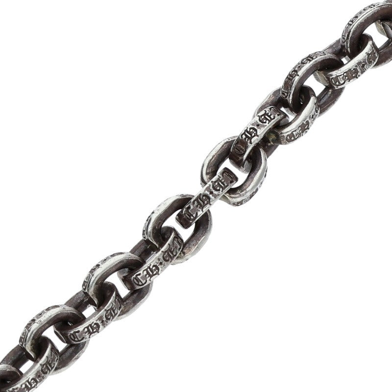 Chrome Hearts PAPER CHAIN Silver Bracelet Size 7INCH
