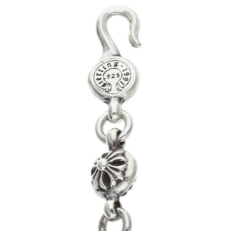 Chrome Hearts NO1 Cross Ball Silver Bracelet Size ONE SIZE
