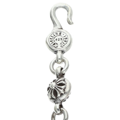 Chrome Hearts NO1 Cross Ball Silver Bracelet Size ONE SIZE