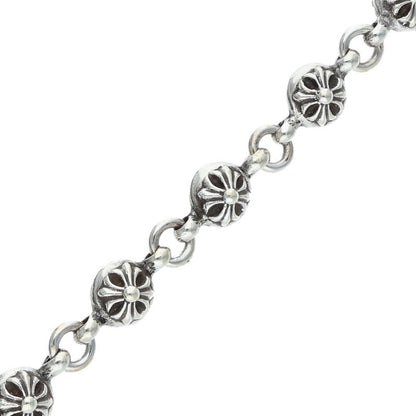 Chrome Hearts NO1 Cross Ball Silver Bracelet Size ONE SIZE