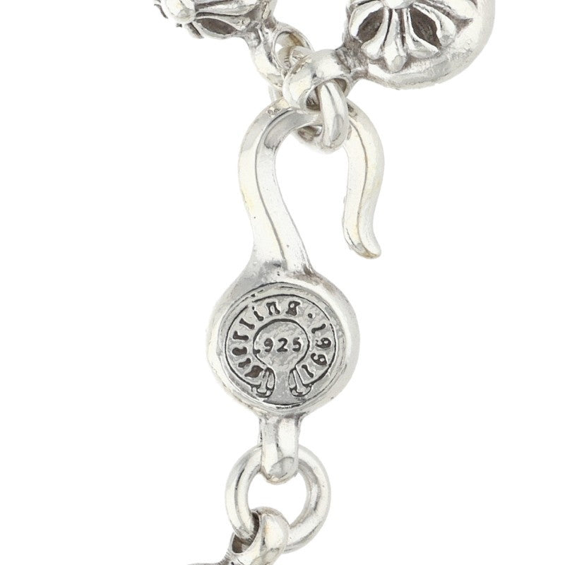 Chrome Hearts NO1 Cross Ball Silver Bracelet Size ONE SIZE