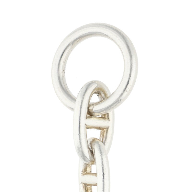HERMES Chaine d'Ancre GM 925 Silver Bracelet Size 12LINK