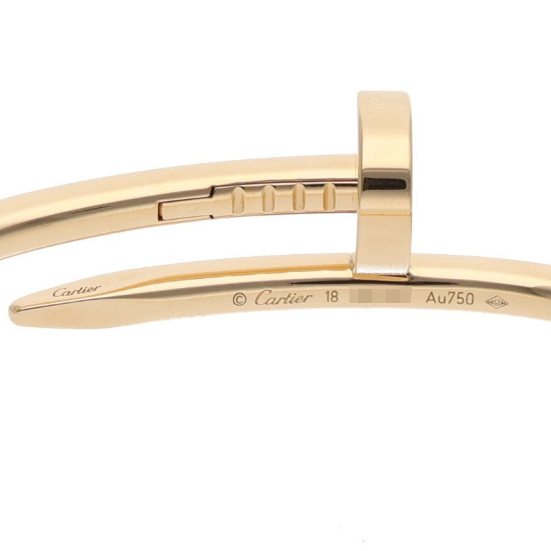 Cartier New Model JUSTE UN CLOU 18K Yellow Size ONE SIZE