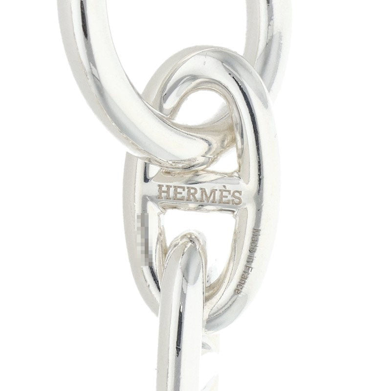 HERMES Chaine d'Ancre GM Silver Bracelet Size 14LINK