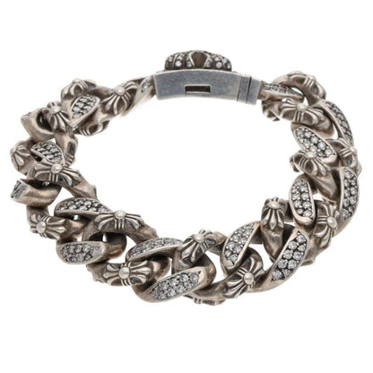 Chrome Hearts Box Classic Pave Diamond Bracelet Size 15LINK