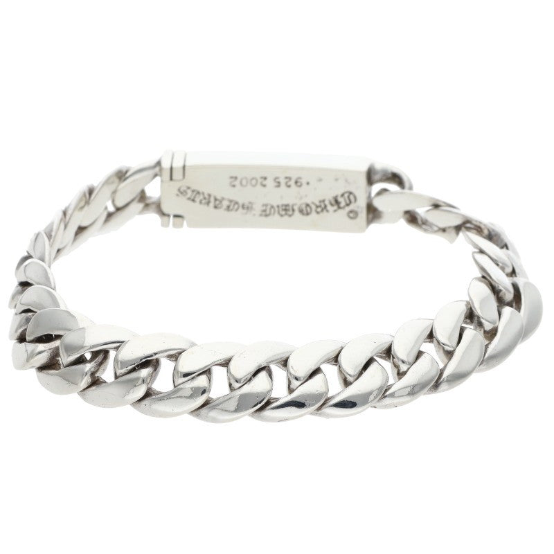 Chrome Hearts ID Baby Floral Silver Bracelet Size 20LINK