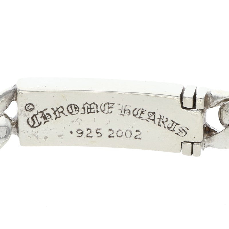 Chrome Hearts ID Baby Floral Silver Bracelet Size 20LINK