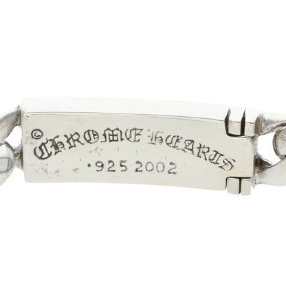 Chrome Hearts ID Baby Floral Silver Bracelet Size 20LINK