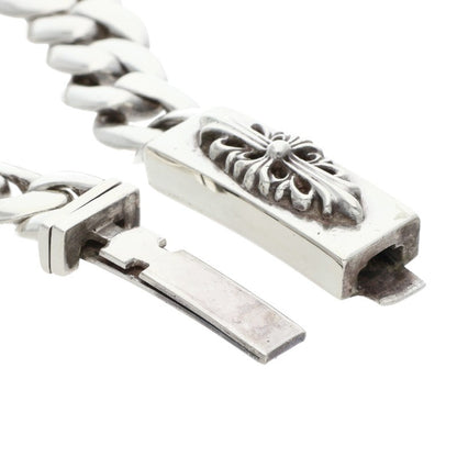 Chrome Hearts ID Baby Floral Silver Bracelet Size 20LINK