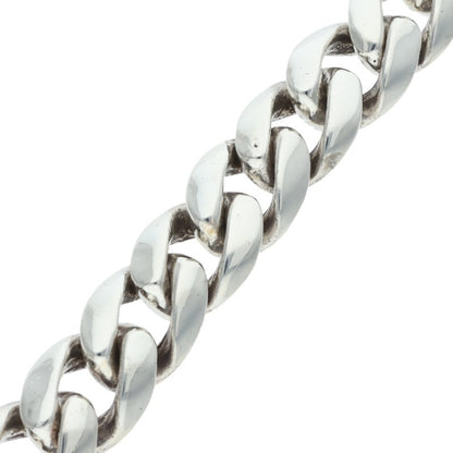 Chrome Hearts ID Floral Cross Silver Bracelet Size 13LINK