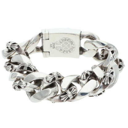 Chrome Hearts Large Box ID 925 Silver Bracelet Size 11LINK