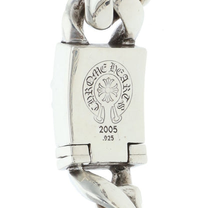 Chrome Hearts Large Box ID 925 Silver Bracelet Size 11LINK