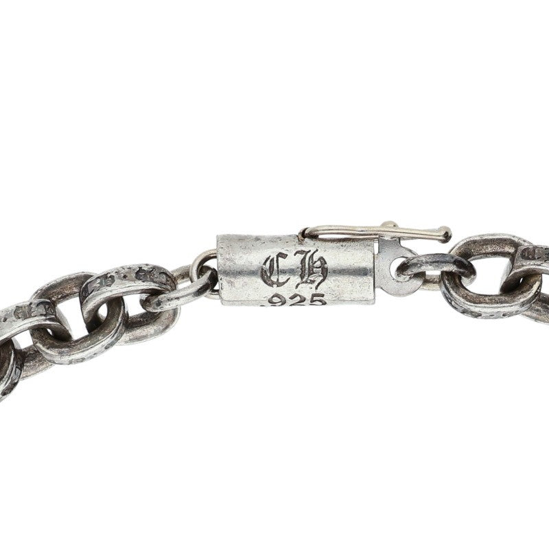 Chrome Hearts Paper Chain 925 Silver Bracelet Size 7INCH