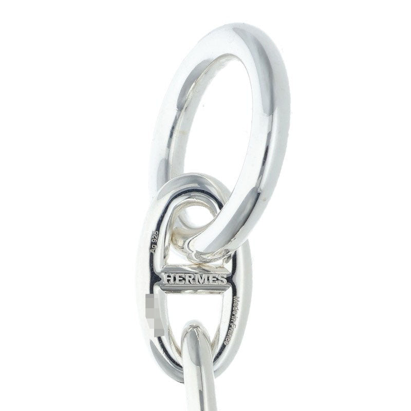 HERMES Chaine d'Ancre GM 925 Silver Bracelet Size 15LINK