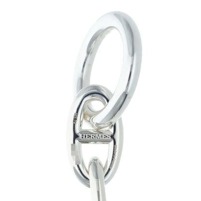 HERMES Chaine d'Ancre GM 925 Silver Bracelet Size 15LINK