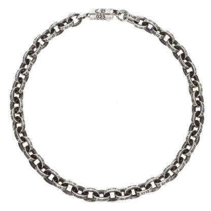 Chrome Hearts Paper Chain 925 Silver Bracelet Size 8INCH