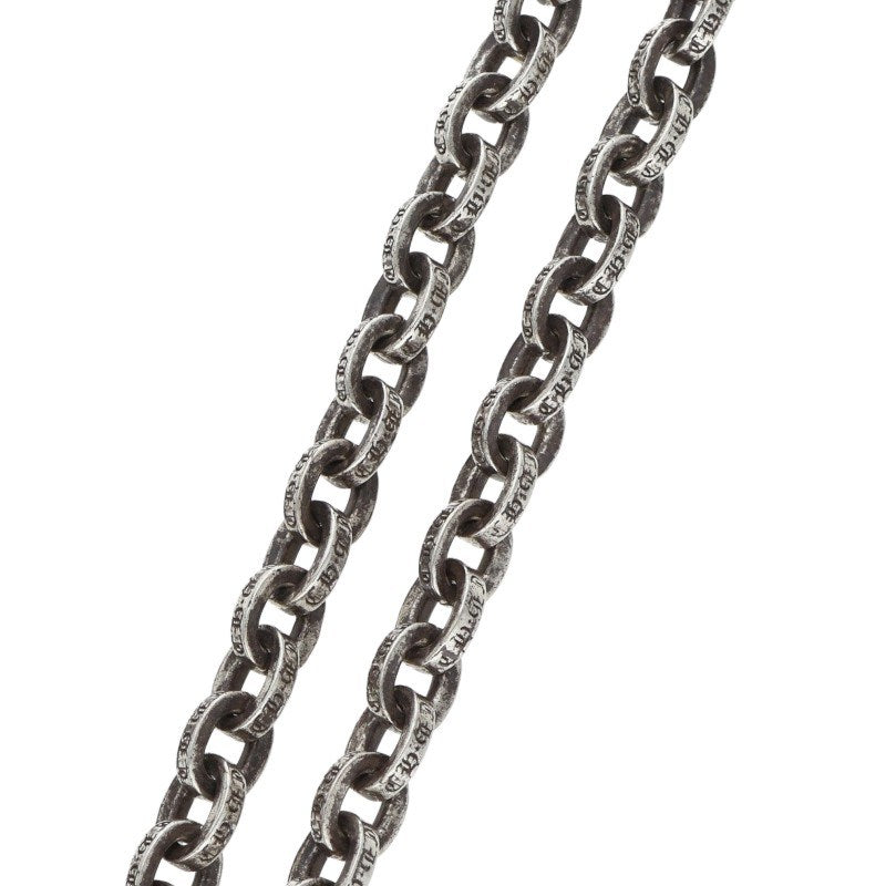 Chrome Hearts Paper Chain 925 Silver Bracelet Size 8INCH