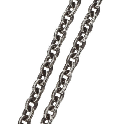 Chrome Hearts Paper Chain 925 Silver Bracelet Size 8INCH