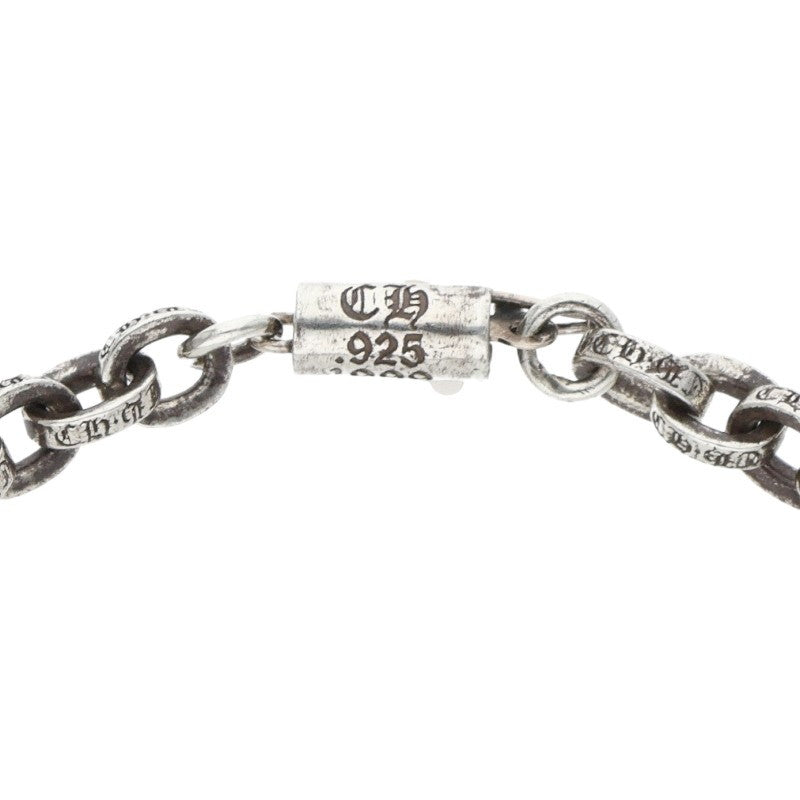 Chrome Hearts Paper Chain 925 Silver Bracelet Size 8INCH