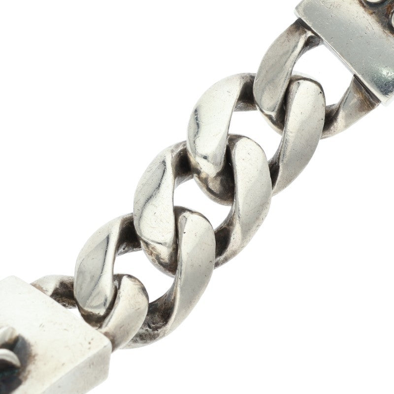 Chrome Hearts Double ID Floral Silver Bracelet Size ONE SIZE