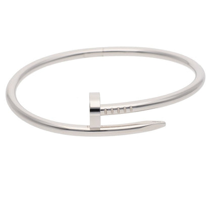 Cartier Juste un Clou K18WG White Gold Bracelet Size 17