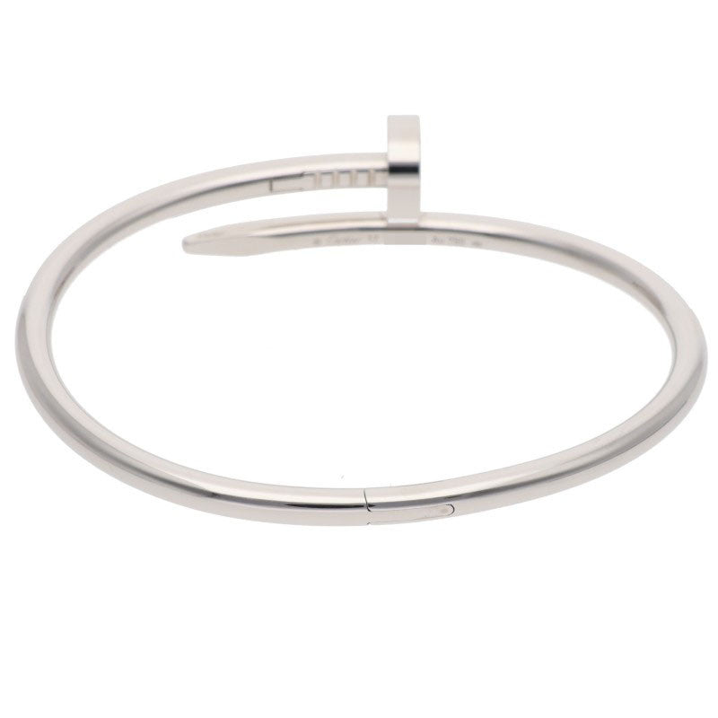 Cartier Juste un Clou K18WG White Gold Bracelet Size 17