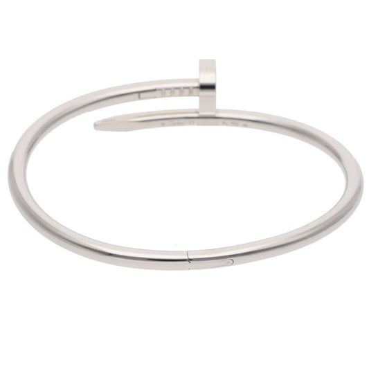 Cartier Juste un Clou K18WG White Gold Bracelet Size 17
