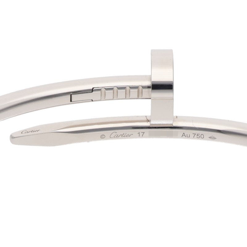 Cartier Juste un Clou K18WG White Gold Bracelet Size 17