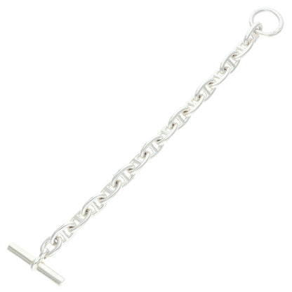 HERMES Margiela Era Chaine Silver Bracelet Size 15LINK