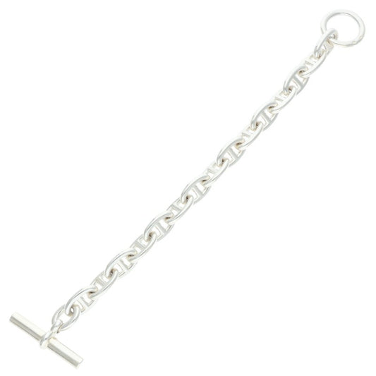 HERMES Margiela Era Chaine Silver Bracelet Size 15LINK