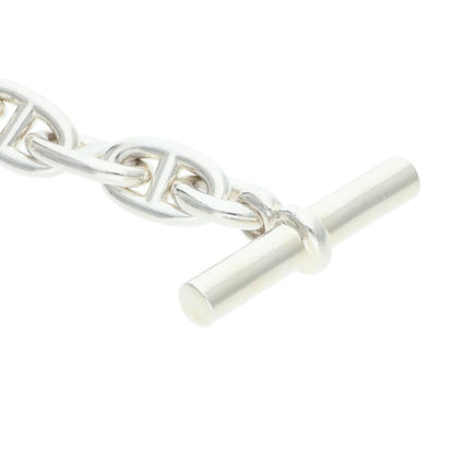 HERMES Margiela Era Chaine Silver Bracelet Size 15LINK