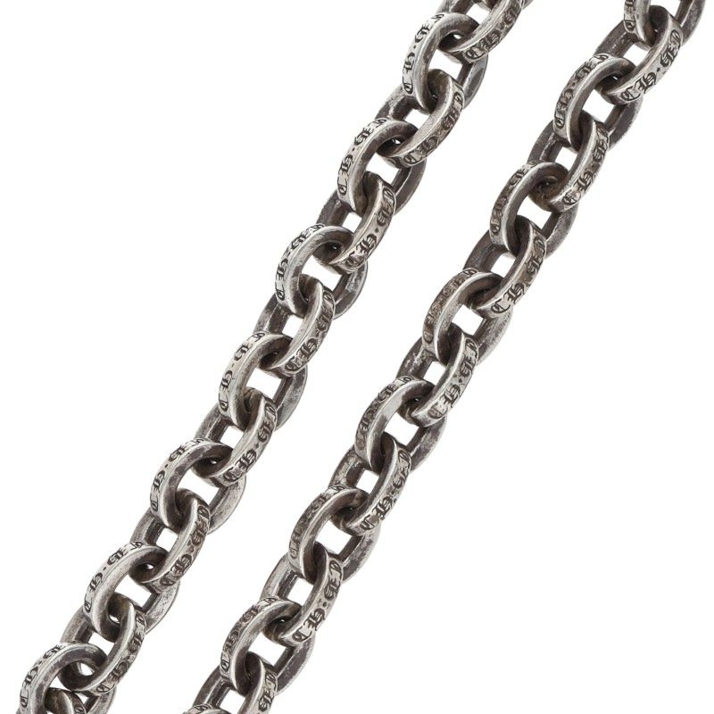 Chrome Hearts Paper Chain 925 Silver Bracelet Size 7INCH