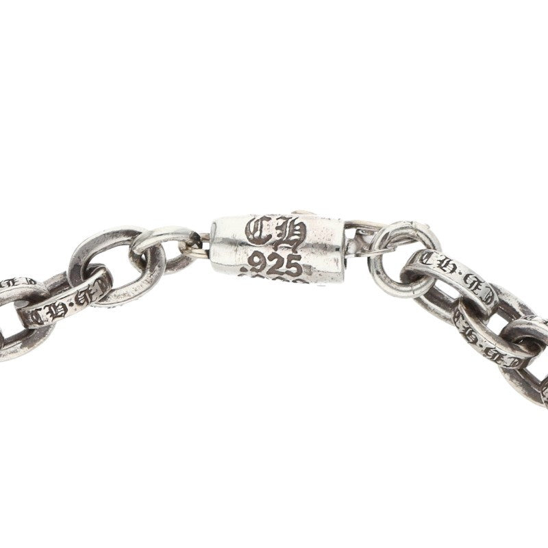 Chrome Hearts Paper Chain 925 Silver Bracelet Size 7INCH