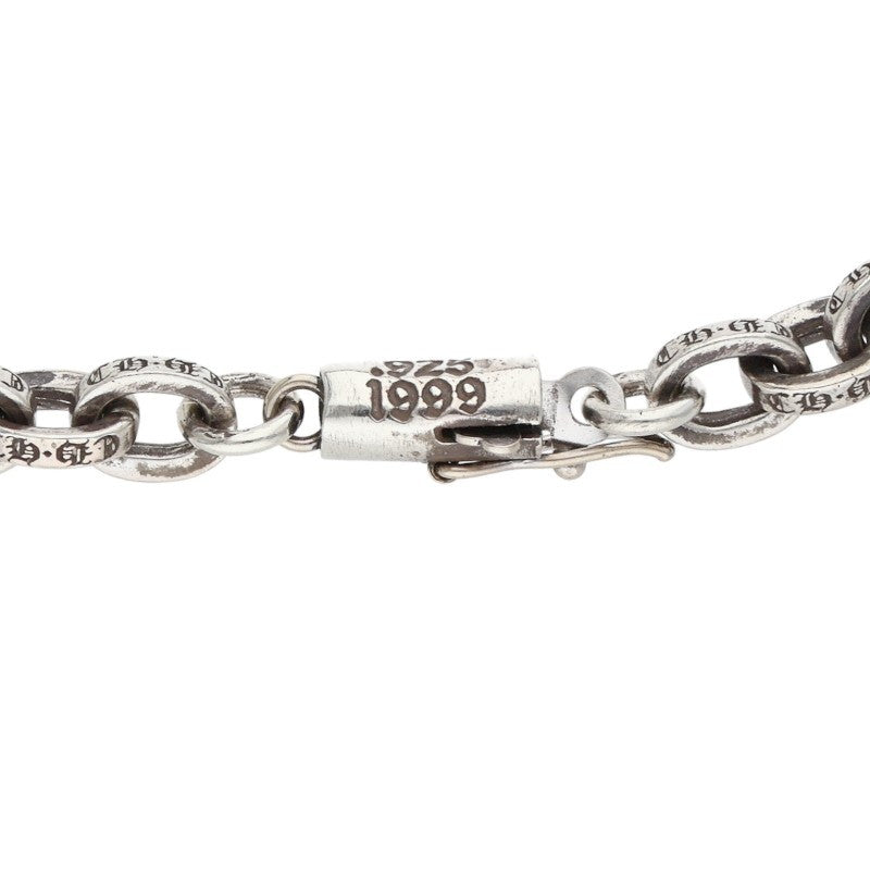 Chrome Hearts Paper Chain 925 Silver Bracelet Size 7INCH