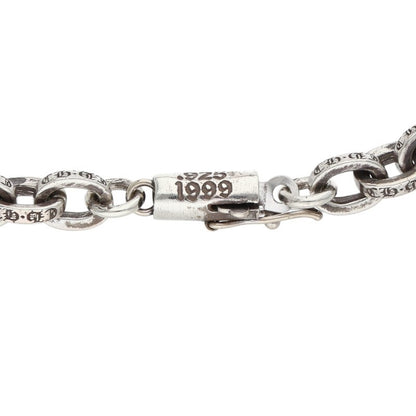 Chrome Hearts Paper Chain 925 Silver Bracelet Size 7INCH